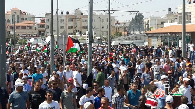 إندلاع مواجهات في القدس الشرقية مع تشييع جثمان الشهيد أبو خضير في شعفاط 